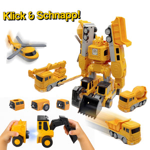 Klick & Schnapp Magnetisches Transformer-Bauset