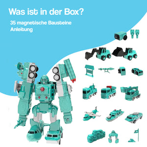 Klick & Schnapp Magnetisches Transformer-Bauset