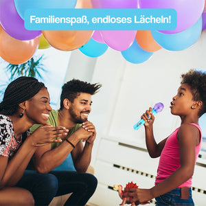 Komplettes Karaoke-Mikrofon-Set mit LED-Ständer