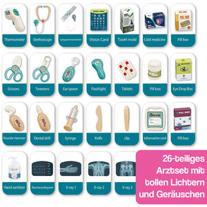 Little Doctor Adventure Play Pretend Kit für Kinder