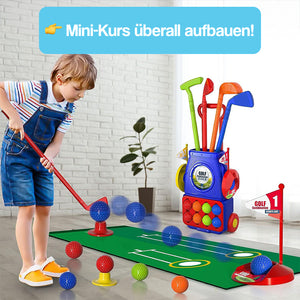 Vollständiges Indoor- & Outdoor-Junior-Golfset