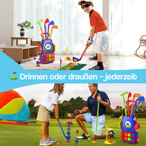 Vollständiges Indoor- & Outdoor-Junior-Golfset