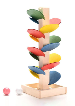 Hölzerne Baummurmelbahn