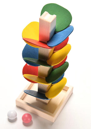 Hölzerne Baummurmelbahn