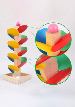 Hölzerne Baummurmelbahn