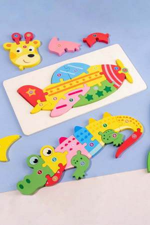 Montessori 3D Puzzle in Tierform (3er Set)