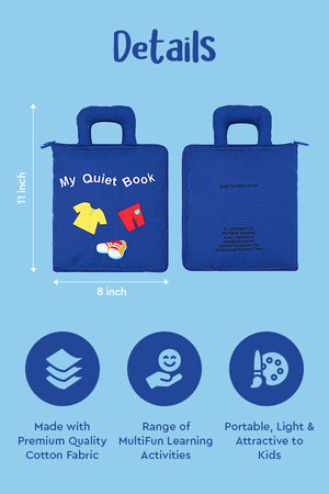 Mein erstes tragbares Montessori-Buch mit lustigen Aufgaben zum Lernen