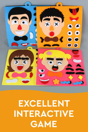 Kinder Mimikerkennung DIY Puzzlebrett Set