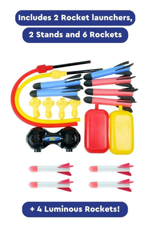 Doppelter Spielzeug-Raketenwerfer