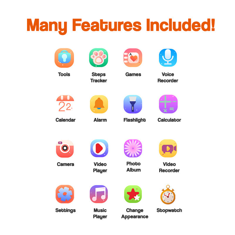 Vielseitige Smartwatch für Kinder