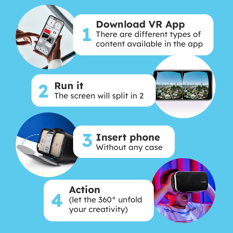 Interaktives VR-Headset für Kinder