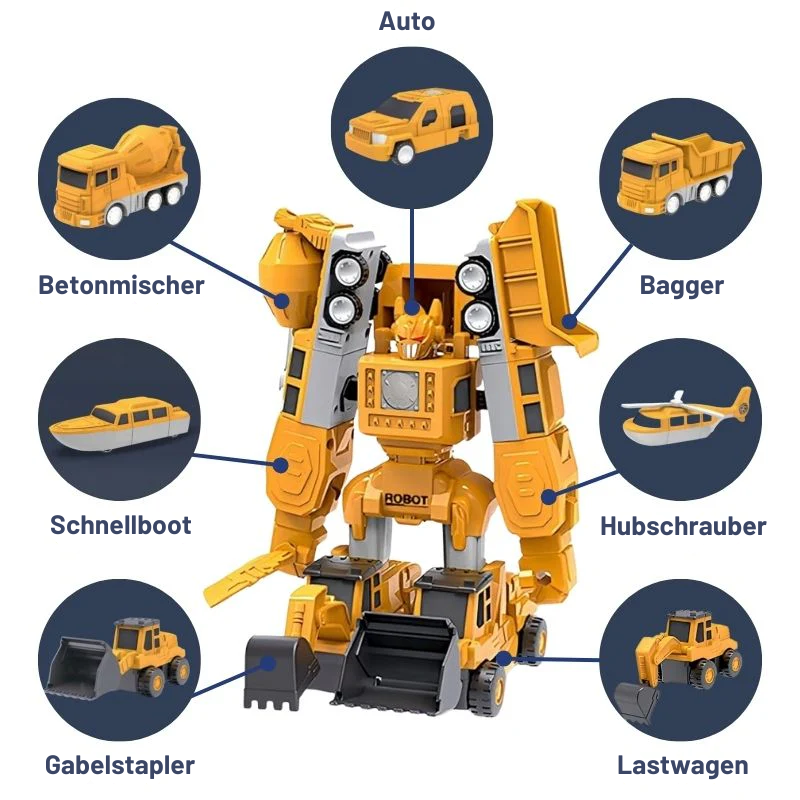 Klick & Schnapp Magnetisches Transformer-Bauset