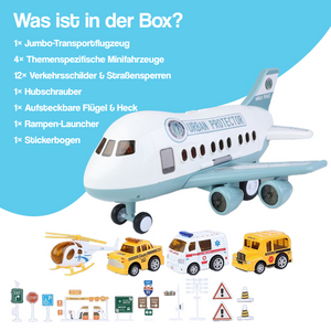 Kleiner Held Kommandozentrale Flugzeug