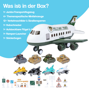 Kleiner Held Kommandozentrale Flugzeug