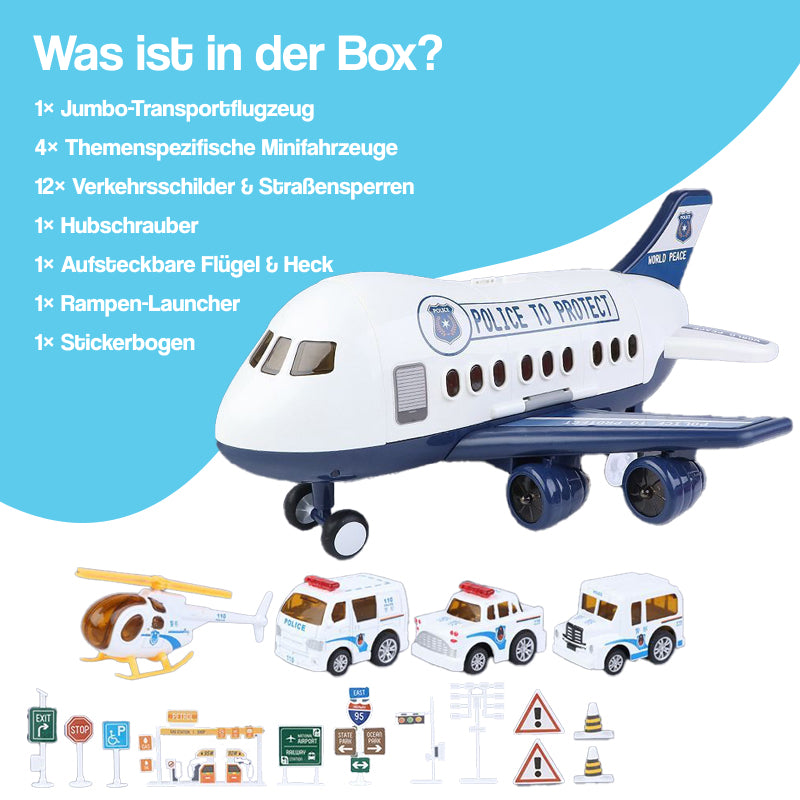 Kleiner Held Kommandozentrale Flugzeug