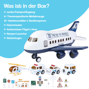 Kleiner Held Kommandozentrale Flugzeug