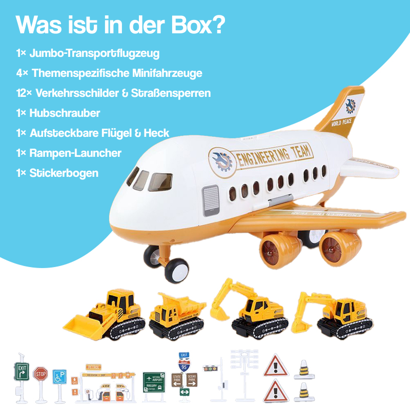 Kleiner Held Kommandozentrale Flugzeug