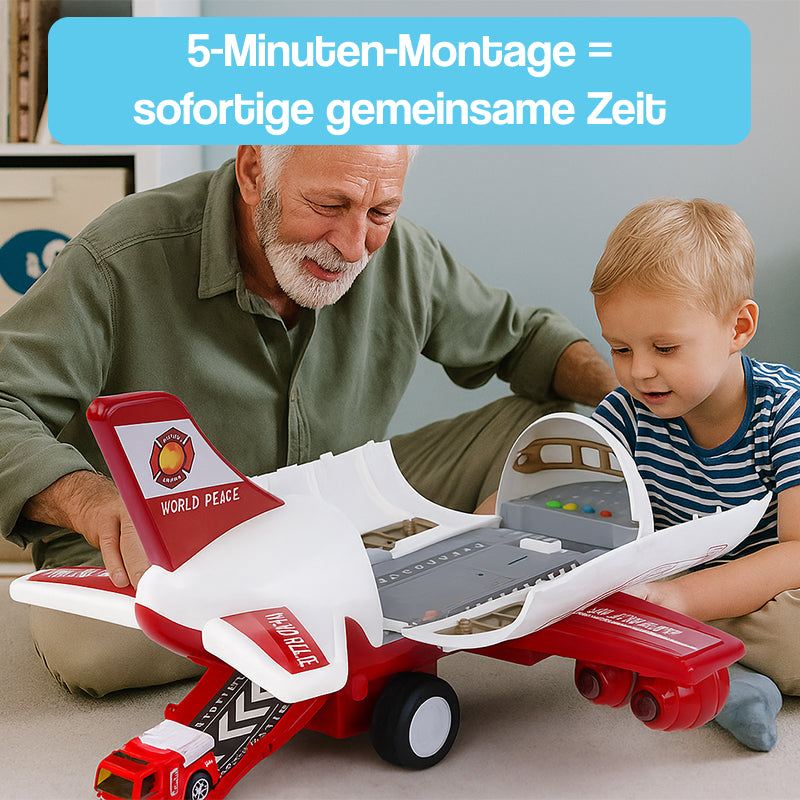 Kleiner Held Kommandozentrale Flugzeug