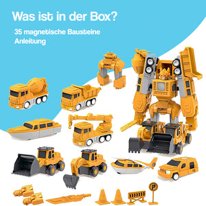 Klick & Schnapp Magnetisches Transformer-Bauset