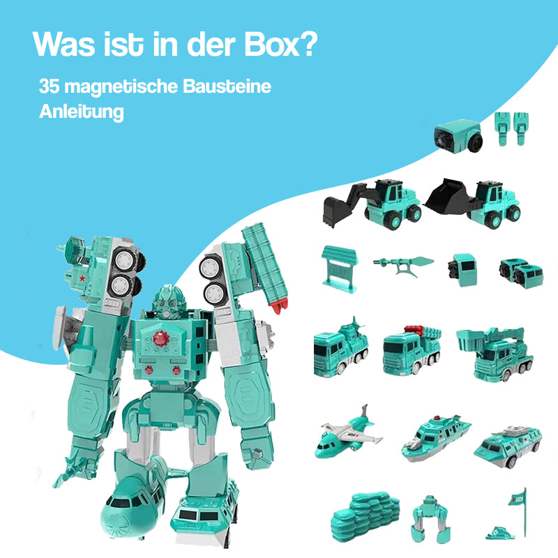 Klick & Schnapp Magnetisches Transformer-Bauset