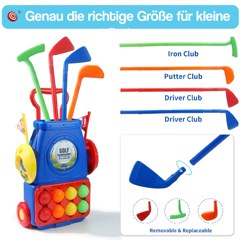 Vollständiges Indoor- & Outdoor-Junior-Golfset