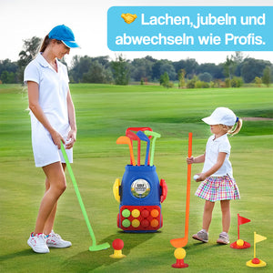 Vollständiges Indoor- & Outdoor-Junior-Golfset