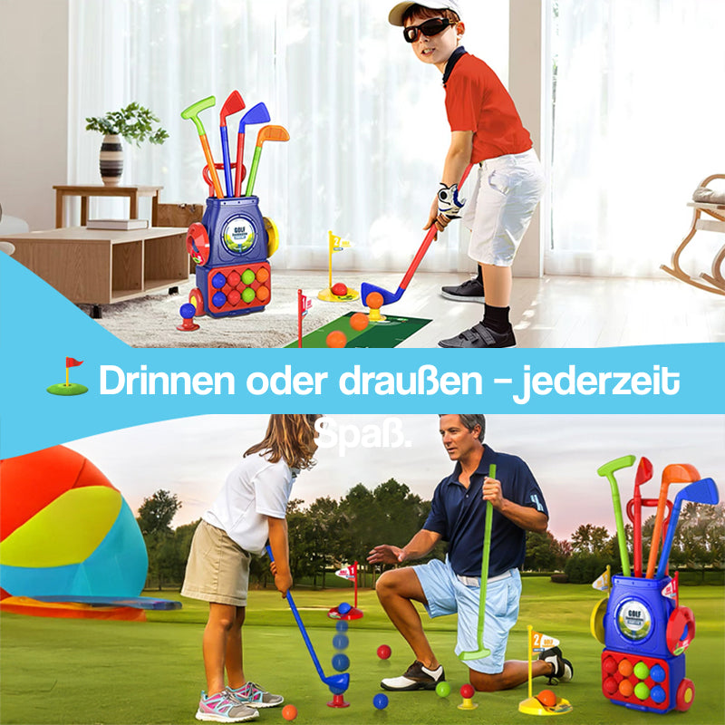 Vollständiges Indoor- & Outdoor-Junior-Golfset