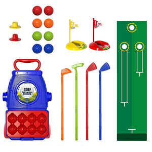 Vollständiges Indoor- & Outdoor-Junior-Golfset