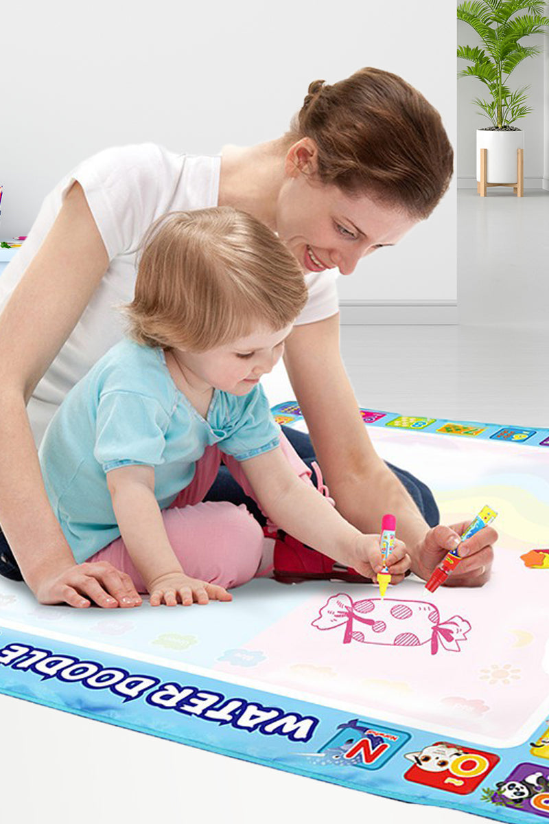 Kinder-Zero-Mess-Zauber-Wasser-Malunterlage mit Stift und Pinsel