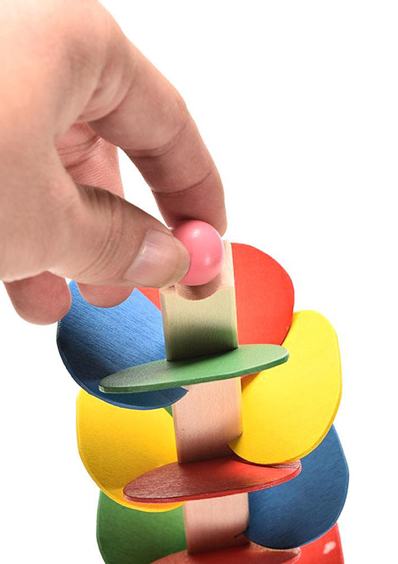 Hölzerne Baummurmelbahn