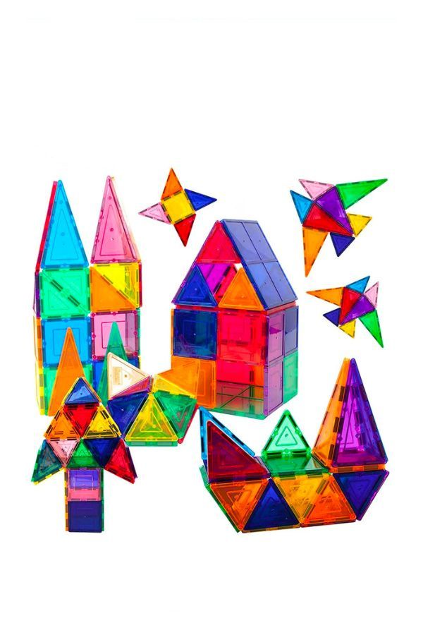 Magnetische Bauklötze transparentes Klötzchen Spielzeug