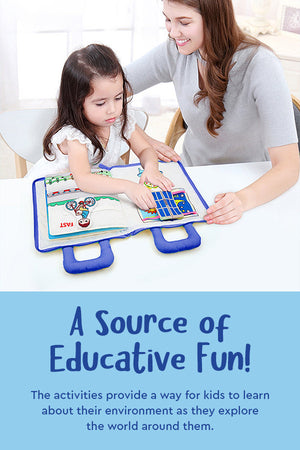Mein erstes tragbares Montessori-Buch mit lustigen Aufgaben zum Lernen
