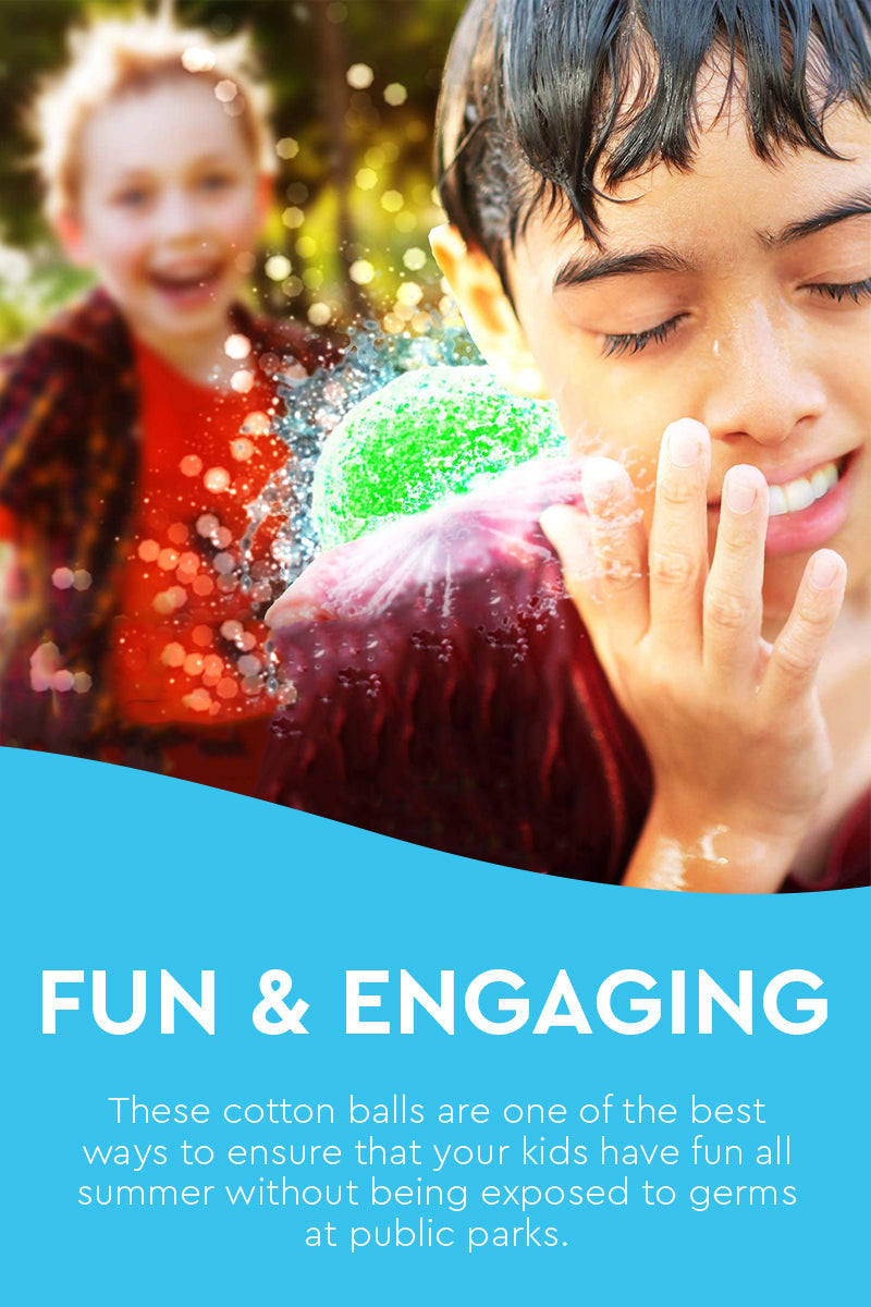 Mehrfach verwendbares Set Wattebälle mit Wasser aufblasbar