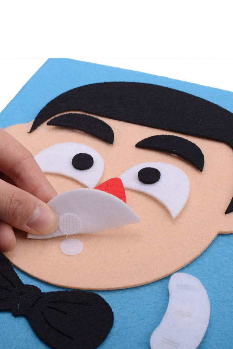 Kinder Mimikerkennung DIY Puzzlebrett Set