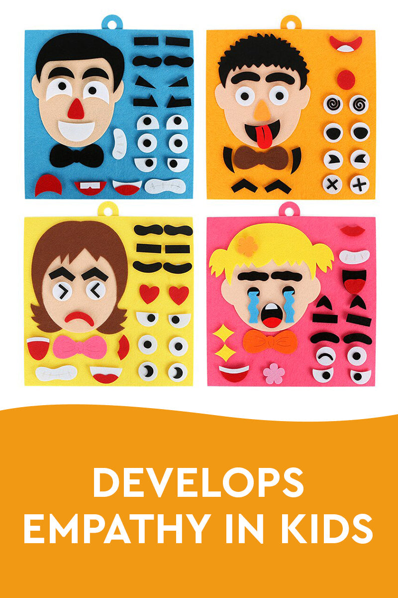 Kinder Mimikerkennung DIY Puzzlebrett Set