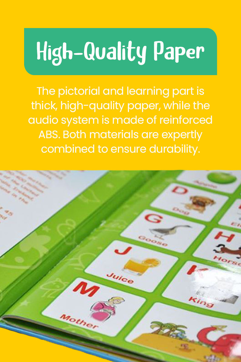 Lustiges interaktives Montessori Klangbuch